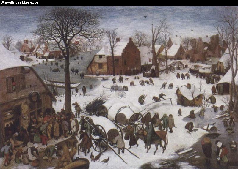 BRUEGHEL, Pieter the Younger The Numbering at Bethlehem